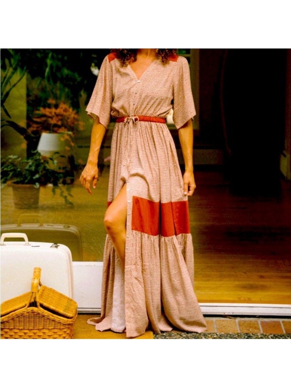NWOT Jackson Rowe Maxi Dress sz LRG